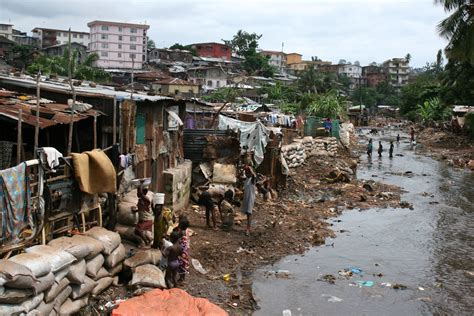 The Kroo Bay Slum In Central Freetown Home To 6000 Of The Poorest