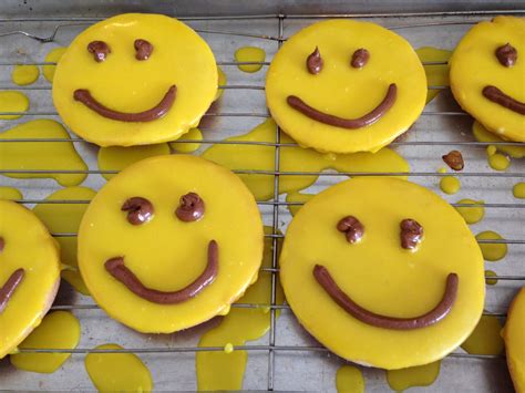 Smiley Face Cookies Just Like They Made At The Bakery My Sister And I