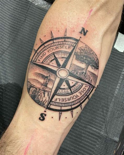 Compass Tattoo Inksane Tattoo Piercing