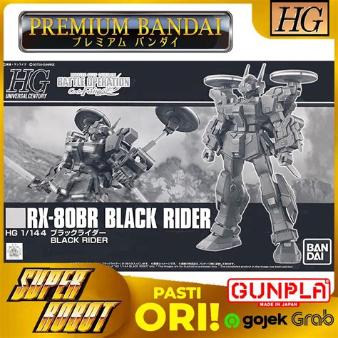 Jual Bandai Hg Rx 80br Gundam Black Rider Hguc Gundam Battle