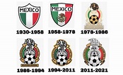 Así ha cambiado el escudo de la selección mexicana a lo largo de la ...