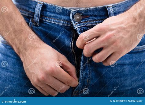 A Man Unzipping Jeans Royalty Free Stock Photography Cartoondealer Com