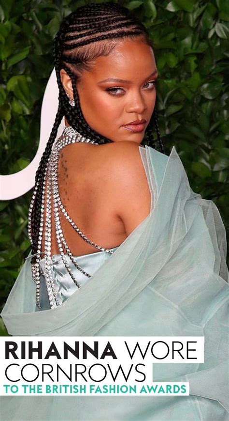 Rihanna Wore Cornrows To The 2019 Fashion Awards Cornrows Braided
