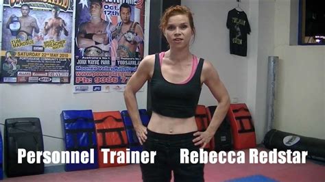 Rebecca Redstar Personal Trainer Brisbanequeensland Australia Youtube