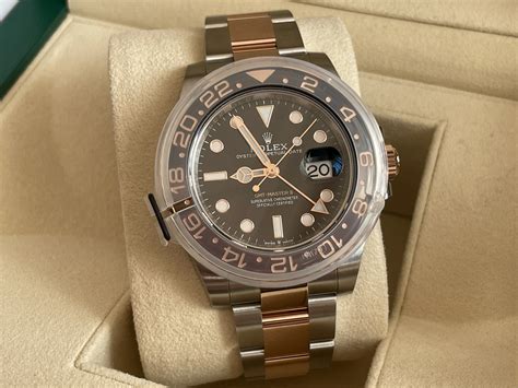 New Rolex Gmt Master Ii 126711chnr 40mm Root Beer Everose 2021 Mens