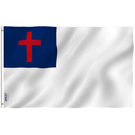Anley Fly Breeze 3x5 Foot Christian Flag Vivid Color And Fade Proof