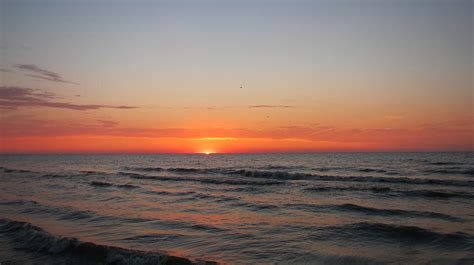 Sunrise Over Lake Michigan Photograph By Denise Hoff Fine Art America