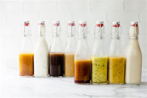 A sauce for salads, typically one consisting of oil and vinegar mixed together with herbs or other flavorings. 8 Healthy Salad Dressing Recipes You Should Make at Home ...