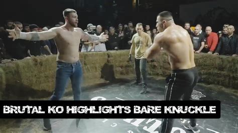 bare knuckle the most brutal knockouts [part 1] highlights fights hd youtube