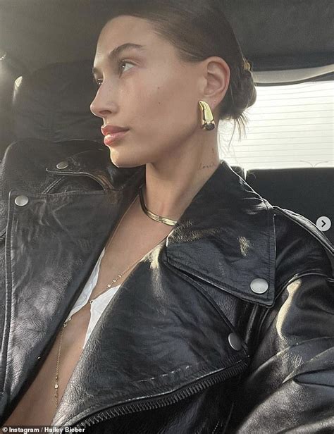 Hailey Bieber Puts On A Very Leggy Display In A Black Fur Coat In A Slew Of Sizzling Instagram