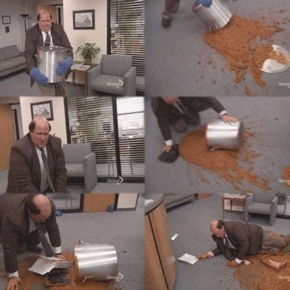 The office 10 kevin memes devoted fans will love screenrant. Meme Generator - Kevin Trying to Clean Up Chili - Newfa Stuff