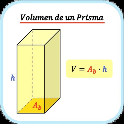 Volumen De Un Prisma Fórmula Y Ejemplos