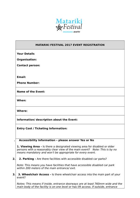 Free 10 Event Registration Forms In Pdf Ms Word