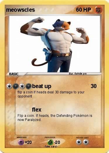 Pokémon Meowscles 4 4 Beat Up My Pokemon Card