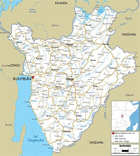 Unless you've got a time machine, that content is unavailable. Detailed Clear Large Road Map of Burundi - Ezilon Maps