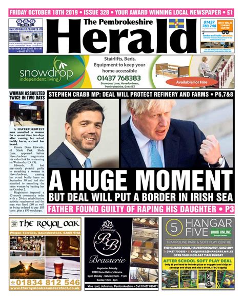 The Pembrokeshire Herald Issue Th October By Herald