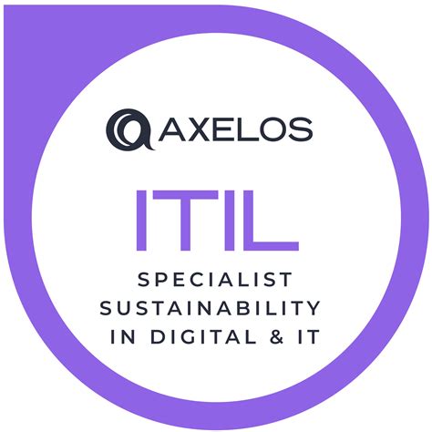 Itil 4 Specialist Sustainability In Digital And It Credly