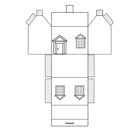 Ein origami buch falten ist. Haus aus Papier basteln - Vorlagen | DekoKing - DIY & mehr