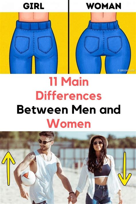 11 Main Differences Between Men And Women Women Men Viral