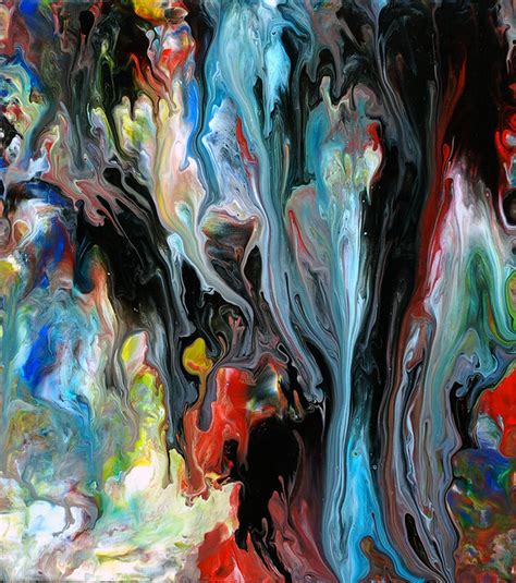 Abstract Fluid Acrylic Painting Flickr Photo Sharing