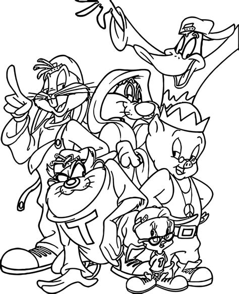 Looney Tunes Coloring Pages Printable Coloring Pages Looney Tunes Looney Tunes Characters