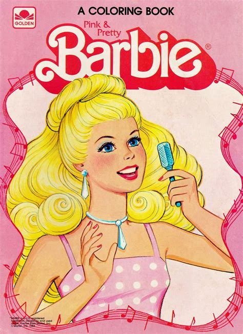 Pretty And Pink Barbie Coloring Book 1983 ∞ Barbie Coloring Bedroom