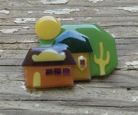 Vintage House Pin By Lucinda Houses Moon Cactus 999 Picclick