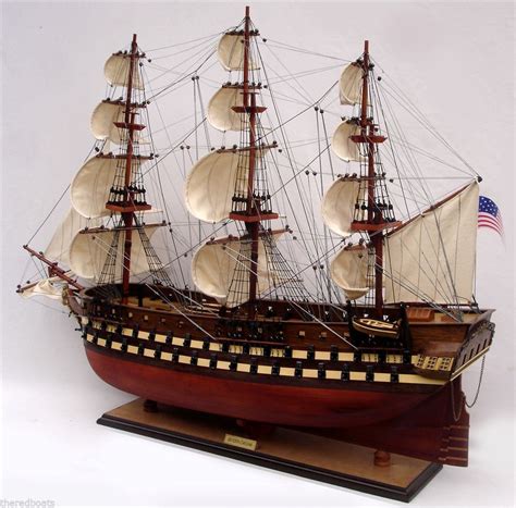 American Tall Ship Uss North Carolina Gonautical Sailing Ship Model