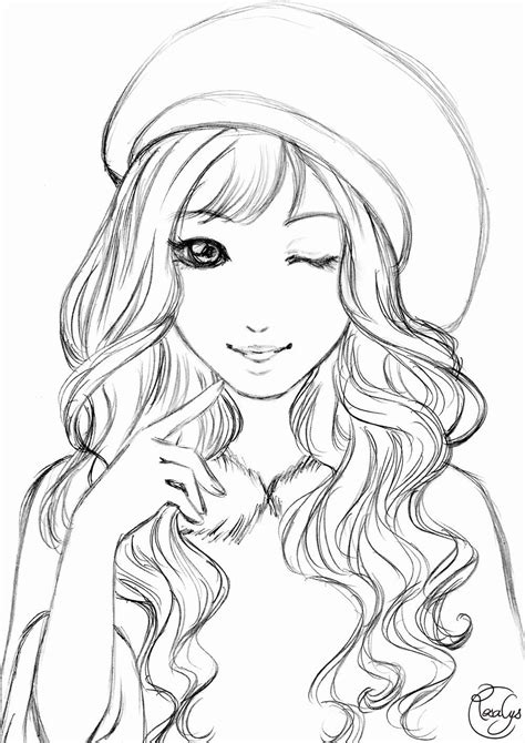 Teenage Girls Princess Realistic Coloring Pages For Teens