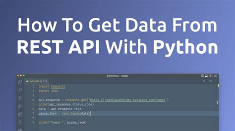 How To Get Data From Rest Api With Python Codingthesmartway