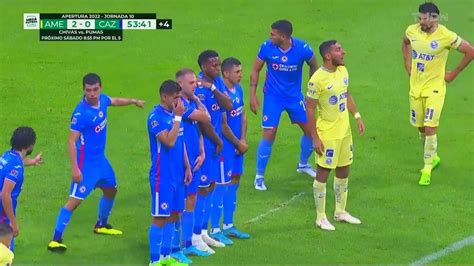 Resumen y goles América 7 0 Cruz Azul Apertura 2022 YouTube
