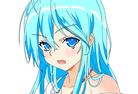 The Big Imageboard Tbib Blue Eyes Blue Hair Denpa Onna To Seishun