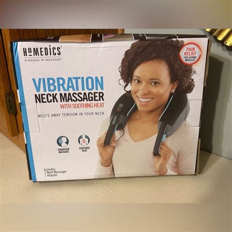homedics other new homedics vibration neck and shoulder massager with soothing heat poshmark