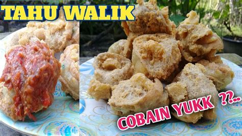 #tahu_walik #tahu_walik_tanpa_daging #tahu #tahu_crispy tahu walik tanpa daging langsung ke resep bahan bahan tahu kempong 15 biji tapioka 200 gt daun bawang secukupnya/potong garam 1/2 sdt penyedap 1/2 sdt bawang putih 3 siung /haluskan air panas 175 ml. CARA & RESEP MEMBUAT TAHU WALIK || TAHU WALIK RENYAH GURIH ...