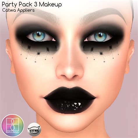 Second Life Marketplace Bootys Beauty Catwa Makeup ~ Party Pack 3