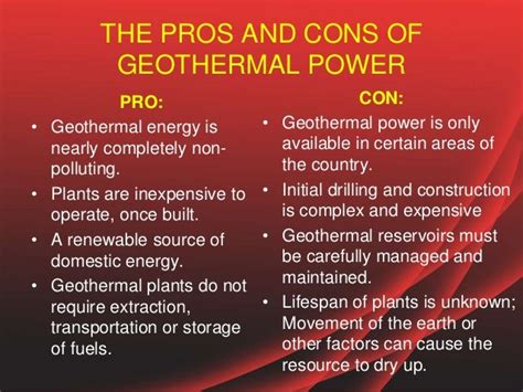 Geothermal Energy Pros And Cons Labquiz