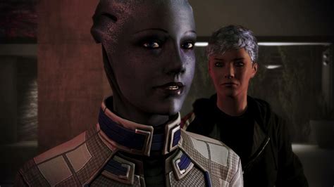 Mass Effect 3 Femshep And Liara Date Lesbian Love Scene Romance Youtube