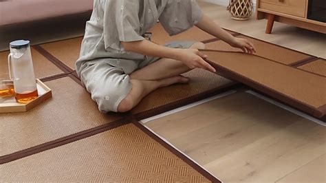 Japanese Style Tatami Mat Living Room Bedroom Floor Mat Xpe Foam Padded
