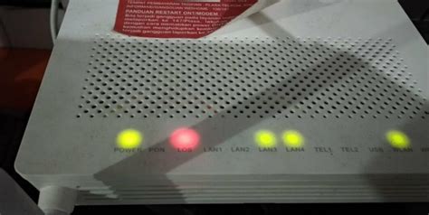 Cara Mengatasi Modem Zte Indihome Los Warna Merah