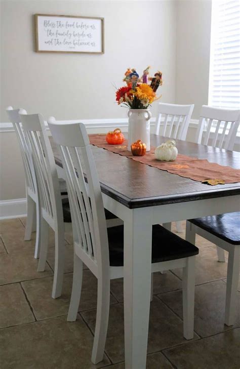 Gorgeous Chalk Paint Dining Table Makeover Diy Dining Table