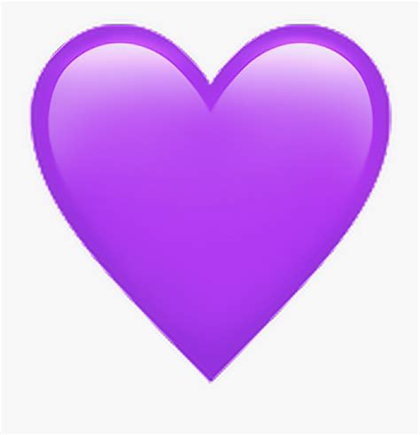 Clip Art Emotions Emoji Whatsapp Heart Purple Heart Emoji Png Free