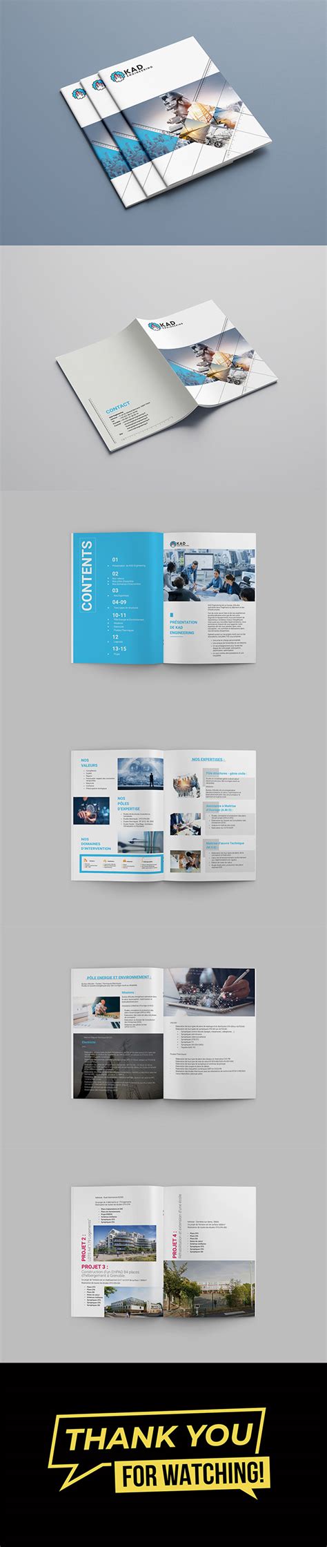 Construction Company Profile Template Brochure Design On Behance