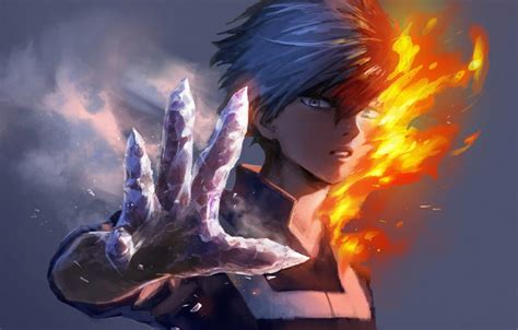 Fire Ice Lightning Anime Wallpapers Wallpaper Cave