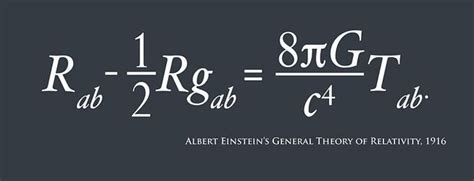 Albert Einsteins General Theory Of Relativity 1916 Science Rules