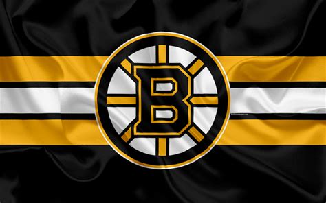 Download Wallpapers Boston Bruins Hockey Club Nhl Emblem Logo