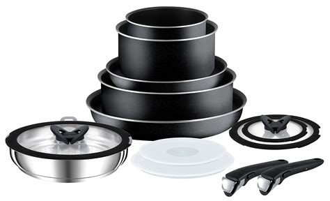 Tefal Piece Ingenio Essential Sauce Frying Pan Complete Set Black