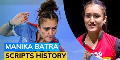 Manika Batra Becomes First Indian Female To Win Medal At Asian Table