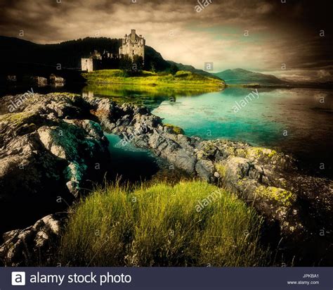 Gb Scotland Eilean Donan Castle In The Highlands Stock Photo
