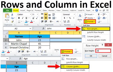 Excel Rows And Columns Laptrinhx