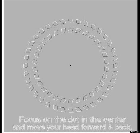 Dot Rotation Circular Movement Without Well Movement Optical